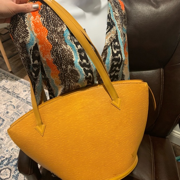 Louis Vuitton Handbags - Louis Vuitton Saint Jacques Yellow Epi Shoulder Bag